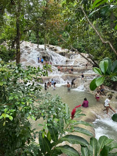 Dunn's River Falls, Bob Marley 9 Mile - Optional Lagoon Tour - Ocho Rios for lunch and a short break