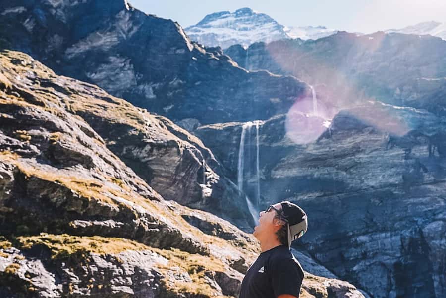 Earnslaw Burn Glacier & Waterfalls | 45 mins from Glenorchy - The Earnslaw Glacier from close range