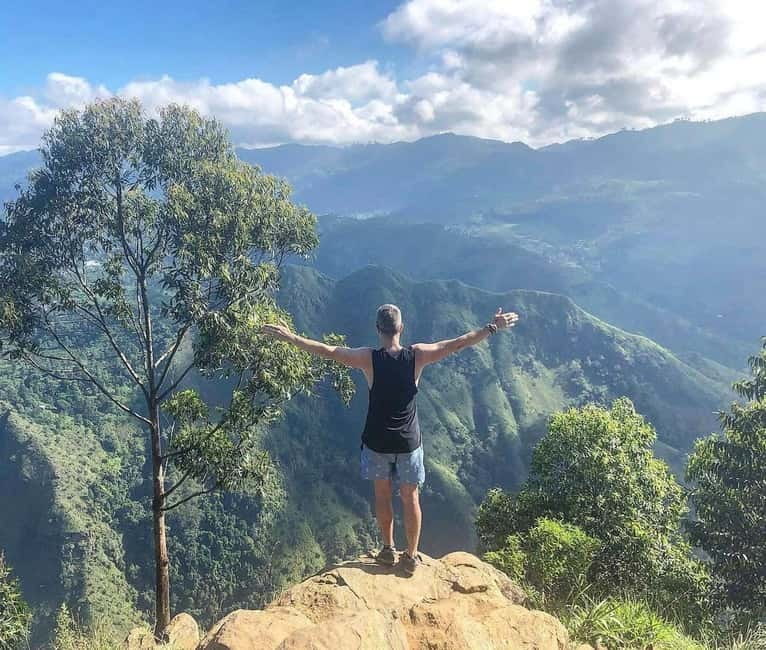 Ella: Ella Rock, 9 Arch, Little Adams Peak, & Waterfall Tour - Nine Arch Bridge, seen from above and below