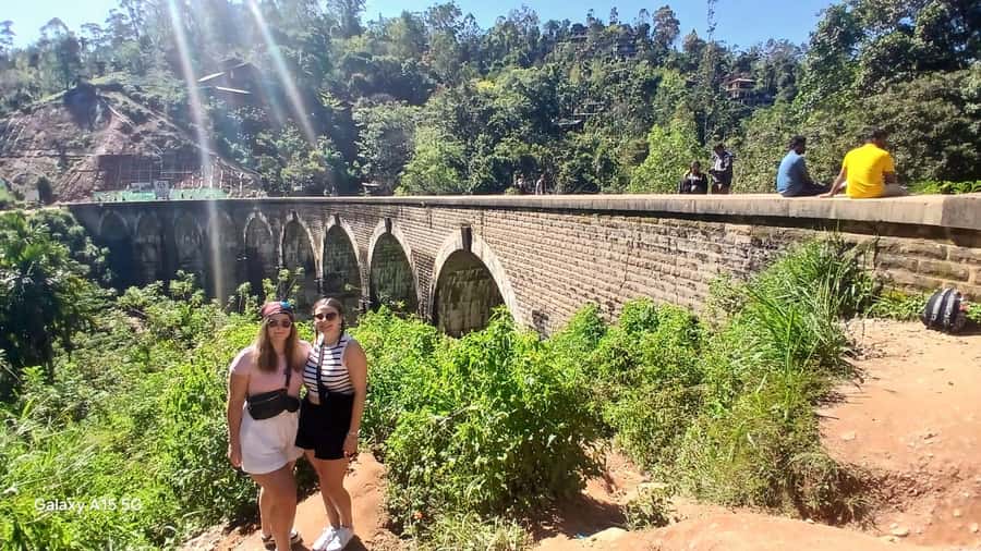 ELLA Lipton Seat Tea Test & Pluck 9Arch, Waterfalls, & Lunch - Nine Arches Bridge and the railway setting