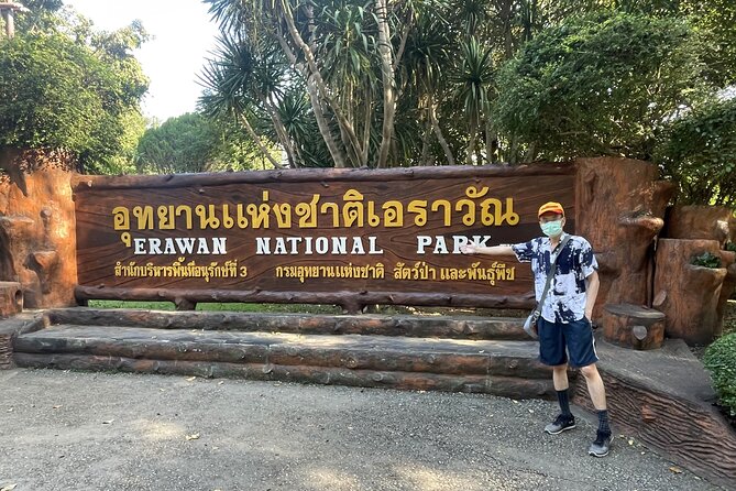 Erawan Waterfall and Kanchanaburi Private Tour [Optional Luxury] - Crawling through Wat Tham Khao Pun