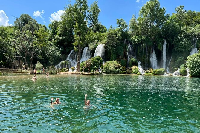 Explore Mostar, Ston and Kravice Waterfalls ( Small Group ) - Kravice Waterfalls: beauty with a cold-water warning