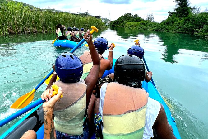 Falmouth Waterfalls River Tubing and Beach Adventure - From Falmouth port to the Rio Bueno