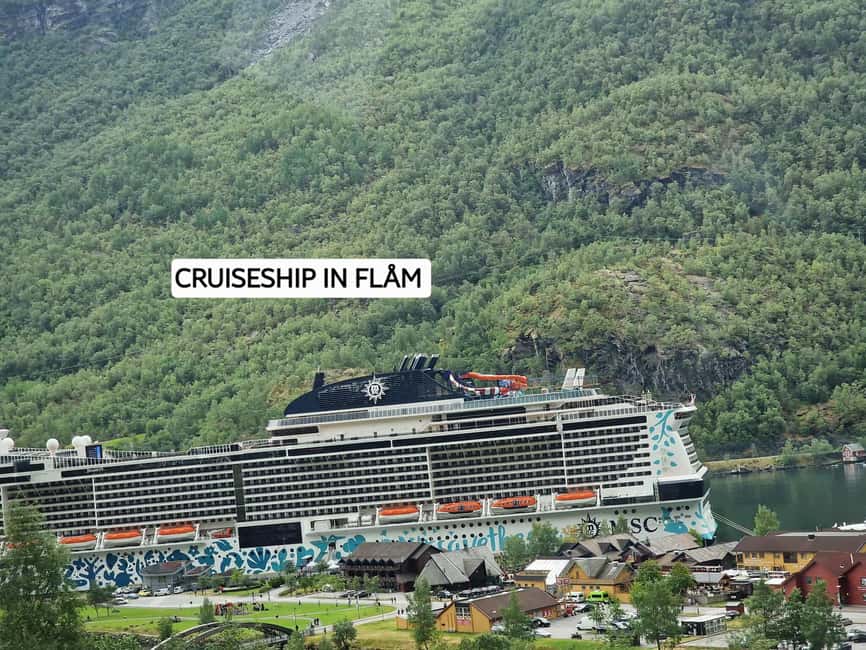 Flåm: Tvinde Waterfalls, Stalheimskleiva Hike & Gudvangen - Gudvangen at the end of the Nærøyfjord