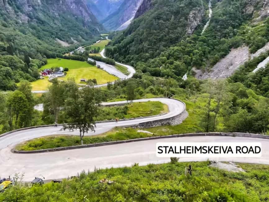 Flåm: Tvinde Waterfalls, Stalheimskleiva Hike & Gudvangen - The optional Stegastein add-on