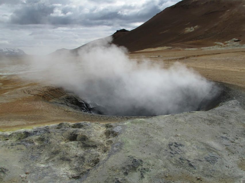 From Akureyri: Diamond Circle Tour with Waterfalls - Hverir’s bubbling mud and sulfur smell