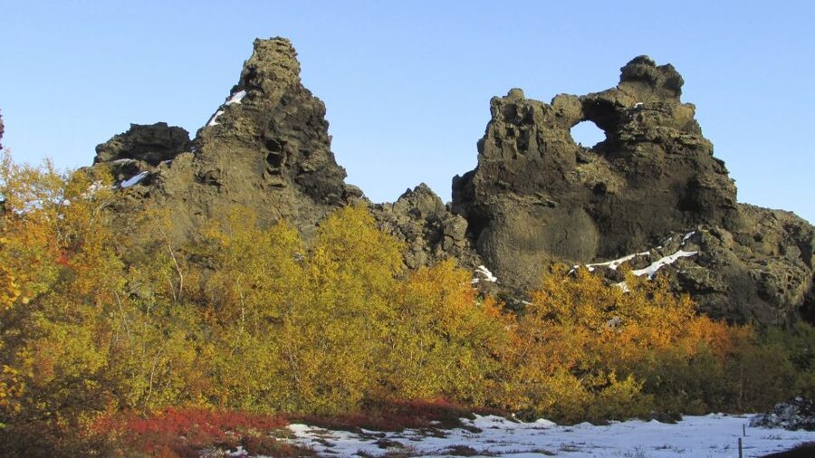 From Akureyri: Godafoss and Lake Myvatn - Hverir’s sulfur pits and steaming ground