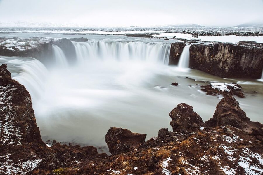 From Akureyri: Goðafoss Waterfall Winter Tour - The extra photo stop and the ride back