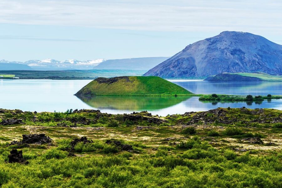 From Akureyri: Myvatn Lake, Craters, & Waterfall Tour - Dimmuborgir’s black lava shapes