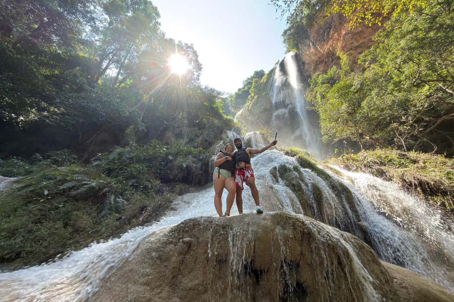 From Bangkok: Erawan Waterfall & Kanchanaburi Private Tour - Erawan Waterfall: the day’s main reward