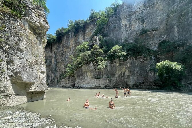 From Berat exploring Bogova waterfall & Osumi canyon - Osumi Canyon and its four named sights