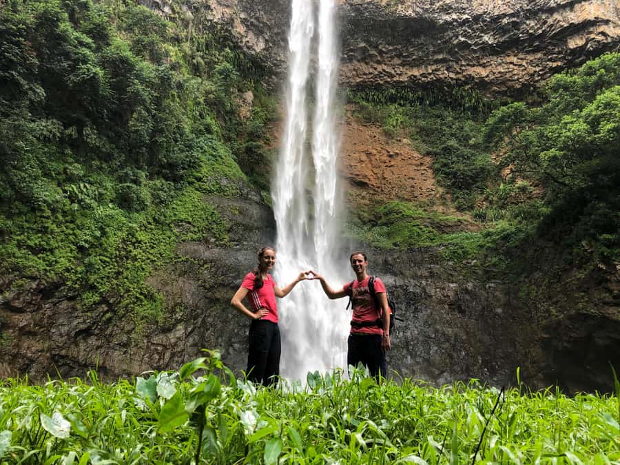 From Chamarel: Waterfall Eco-Hike Adventure - The gorge descent requires real effort
