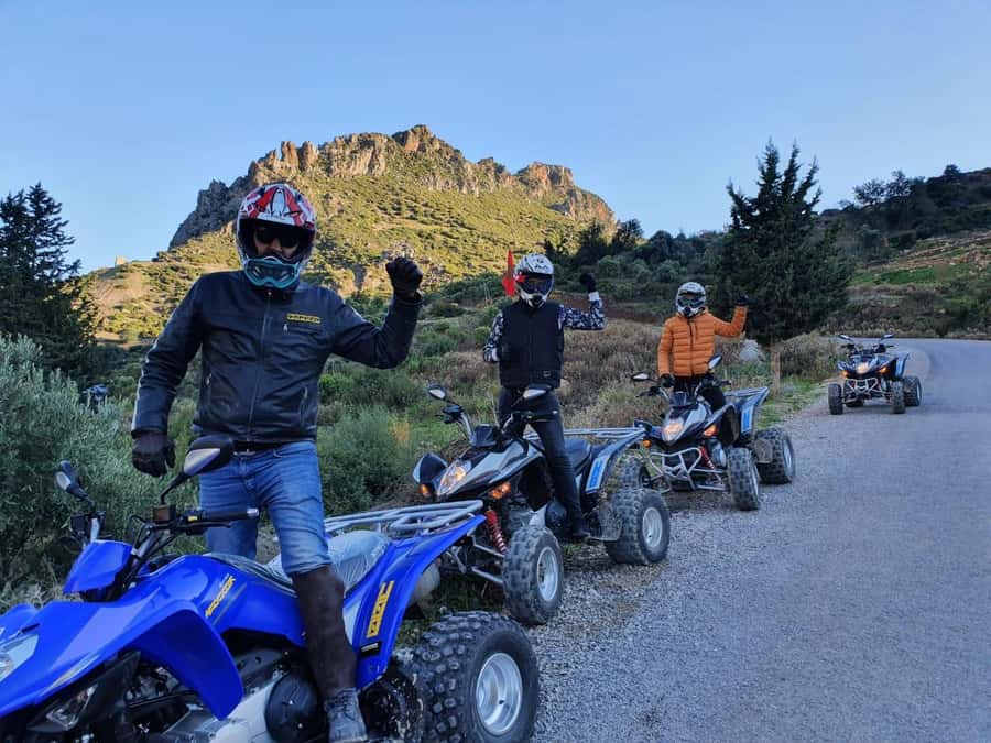 From Chefchaouen: ATV-Quad Guided Tour to Akchour Waterfall - Riding out from Chefchaouen