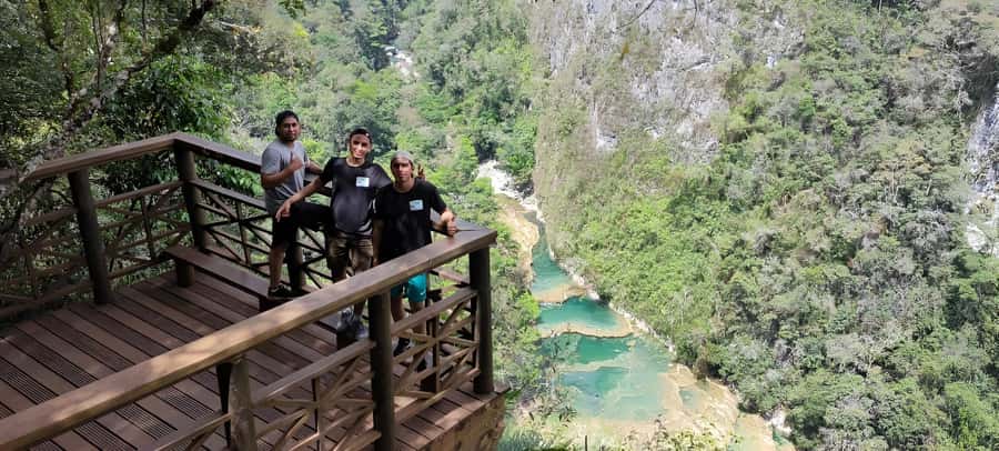 From Guatemala City Semuc Champey in one day. - Four hours at Semuc Champey