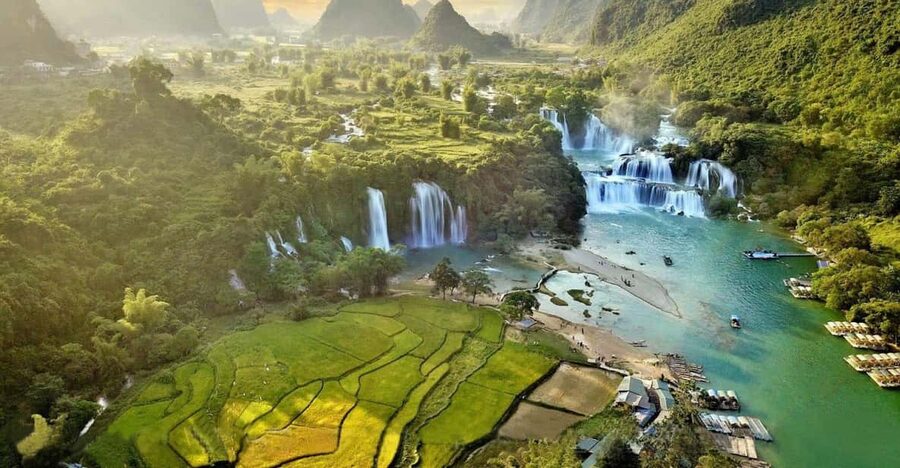 From Hanoi: 2-Day Ban Gioc Waterfall Tour - Small Group - Ban Gioc Waterfall and the border scenery