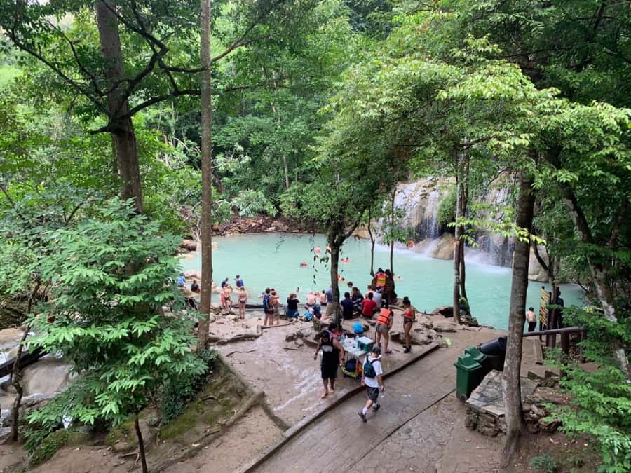 From Hua Hin: Pala U Waterfall and Huay Mongkol Temple Tour - Entering Kaeng Krachan National Park