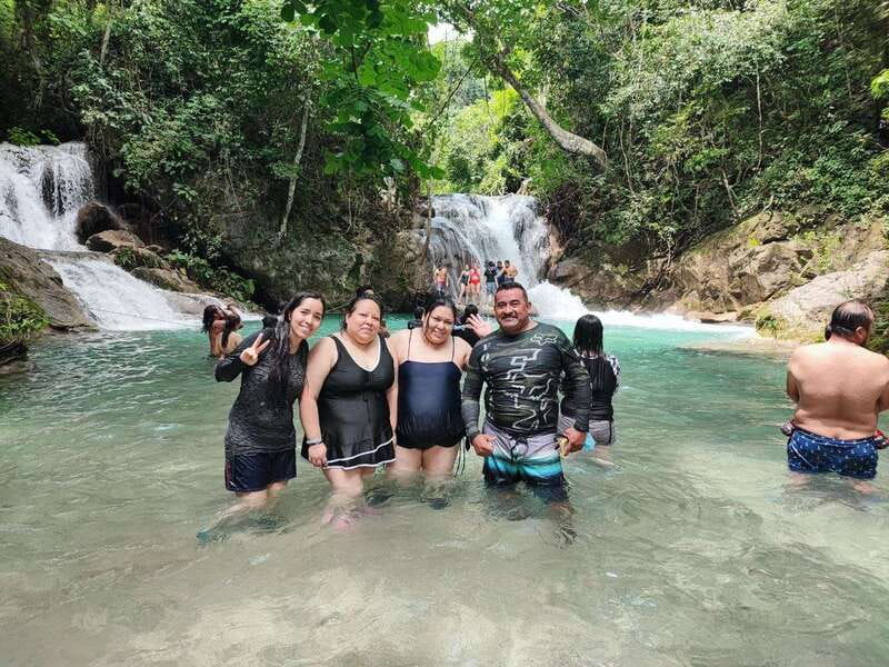 From Huatulco: Magical Copalitilla Waterfalls with Entry - Lunch comes after the water