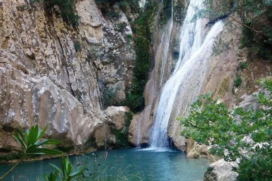 From Kalamata: Polylimnio Waterfalls Guided Hiking Tour - From Kalamata to a forest of blue pools