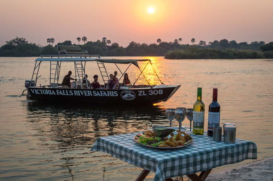 From Livingstone: Victoria Falls River Safari - From hotel pickup to the river