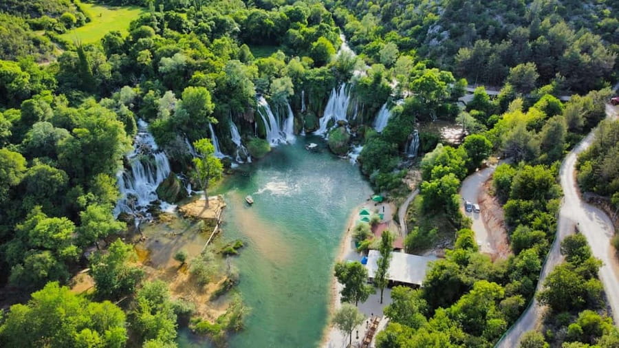 From Makarska : Mostar and Kravica Waterfalls Day Trip - Morning pickup and the road inland