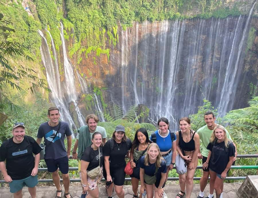 From Malang: Tumpak Sewu Waterfall Day Trip (Sharing) - The upper viewpoint: your first look at the falls