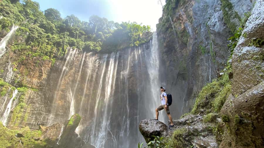 From Malang: Tumpak Sewu Waterfall Day Trip (Sharing) - At the base, expect a full soaking
