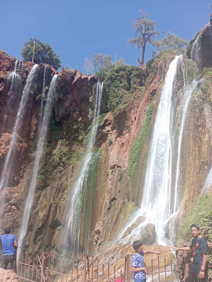 From Marrakech: Day Tour to Ouzoud Waterfalls - The boat ride at the foot of the falls