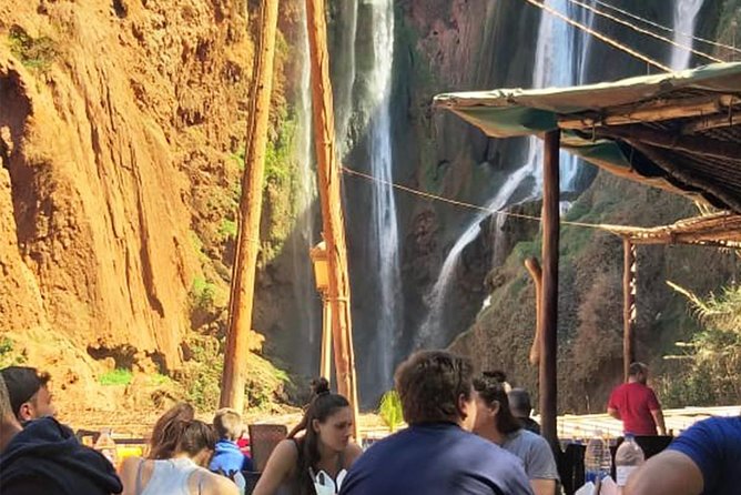 From Marrakech: Full-Day Tour to Ouzoud Waterfalls with Boat Trip - Lunch above the waterfall