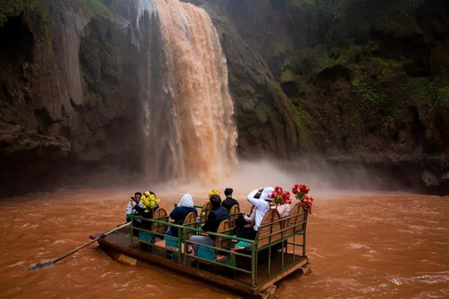 From Marrakech: Ouzoud Waterfalls Full-Day Guided Tour - The Boat Ride at Water Level