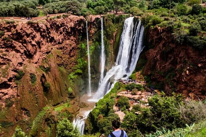 From Marrakech: Ouzoud Waterfalls Guided Hike and Boat Trip - The argan cooperative and the first view of the falls