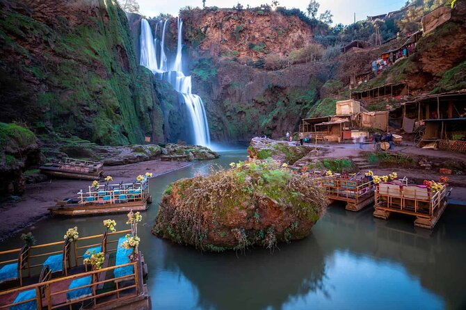 From Marrakech: Ouzoud Waterfalls Guided Hike and Boat Trip - Lunch with a view, plus extra cost