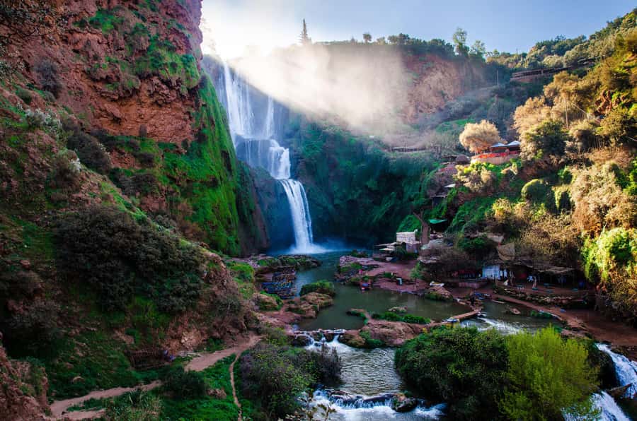 From Marrakech: Ouzoud Waterfalls Guided Tour and Boat Ride - Monkeys, birds, and the natural setting