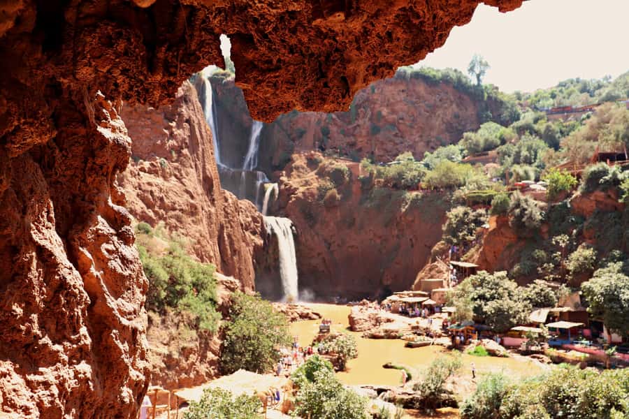 From Marrakech: Ouzoud Waterfalls Guided Tour & Boat Ride - The boat ride below the falls