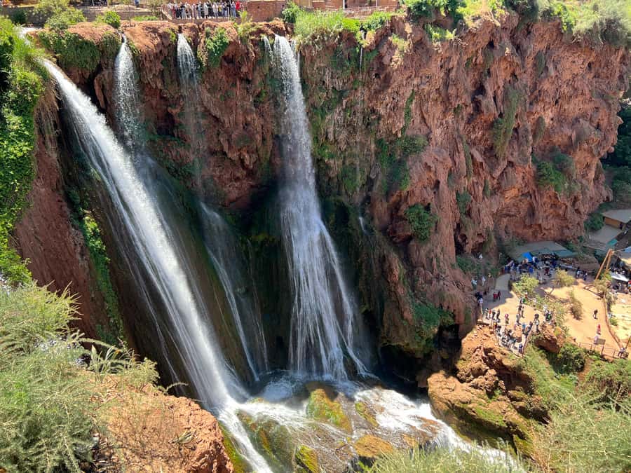 From Marrakech: Ouzoud Waterfalls Local Guided and Boat Ride - Barbary apes, orchards, and local scenery