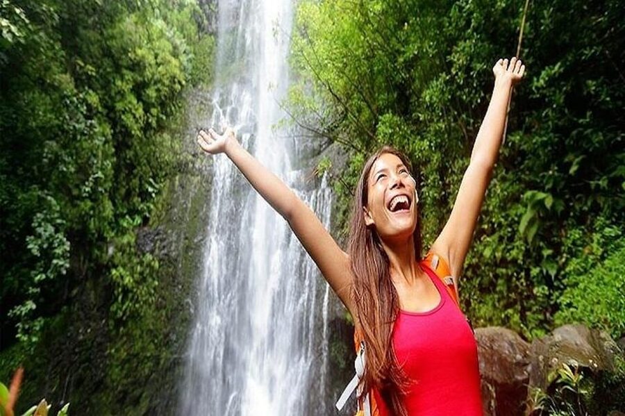 From Maui: Road to Hana Rainforest and Waterfall Experience - Puaʻa Kaʻa Falls brings the first swim
