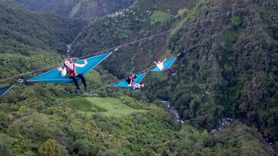 From Medellín: Dream Hammocks, Zipline, & Waterfall Day Trip - From Medellín to La Ceja, the day starts easily