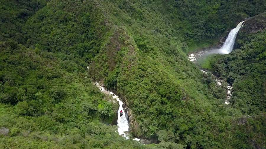 From Medellin: Epic Zipline and Giant Waterfall - Lunch, hammocks, and a useful pause