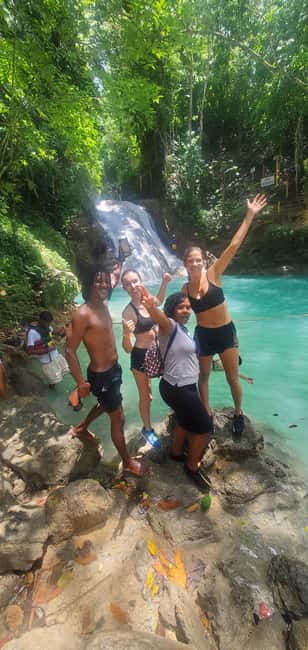 From Montego Bay: Blue Hole Waterfall Experience - What the $138 price includes