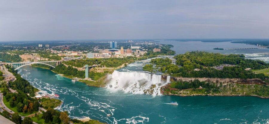 From NYC: Full-Day Niagara Falls Tour by Van - Observation Tower: impressive views, unclear access