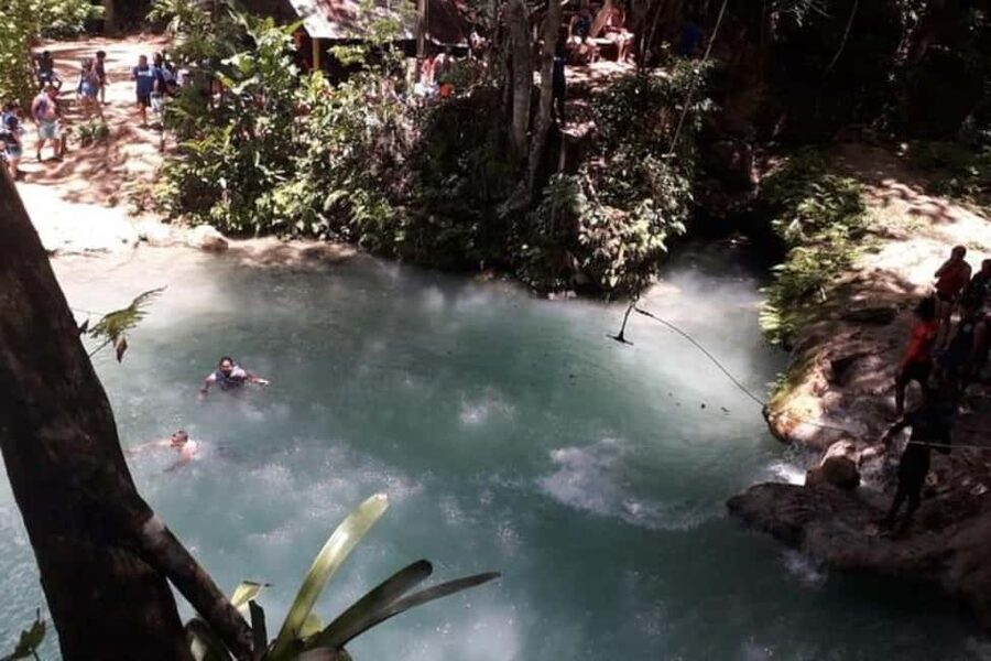 From Ocho Rios: Blue Hole & Dunn's River Falls Tour - Blue Hole: rope swings, cliff jumps, and clear blue water