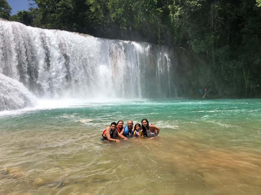 From Palenque: Misol-Ha & Agua Azul Waterfalls Day Tour - Agua Azul: the longer, more active stop