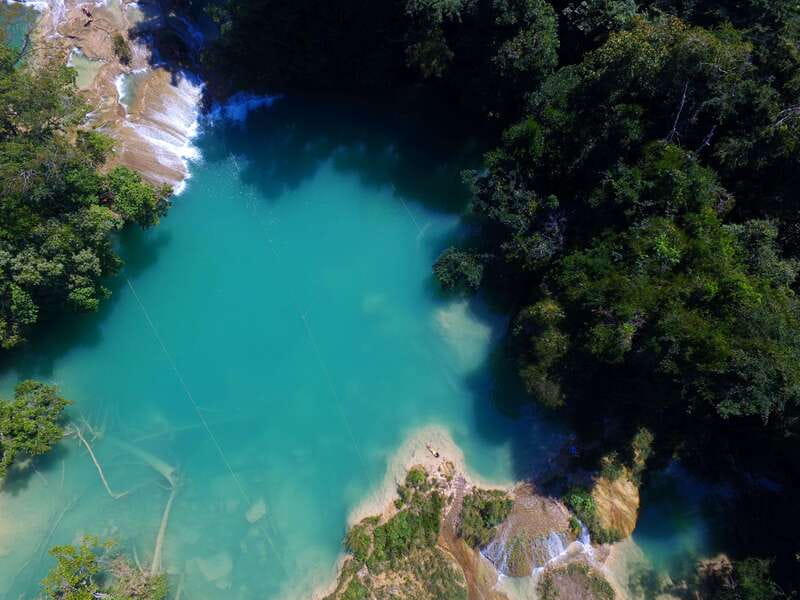 From Palenque: Roberto Barrios waterfalls - Roberto Barrios gives you time to actually swim