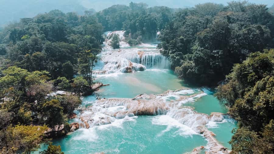 From Palenque: Ruins and waterfalls of Misol-ha & Agua Azul - How much guiding should you expect?