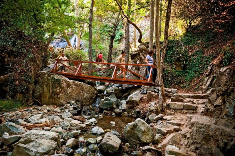 From Paphos: Caledonia Waterfalls Walking Tour with Lunch - From Paphos to the cooler Troodos hills