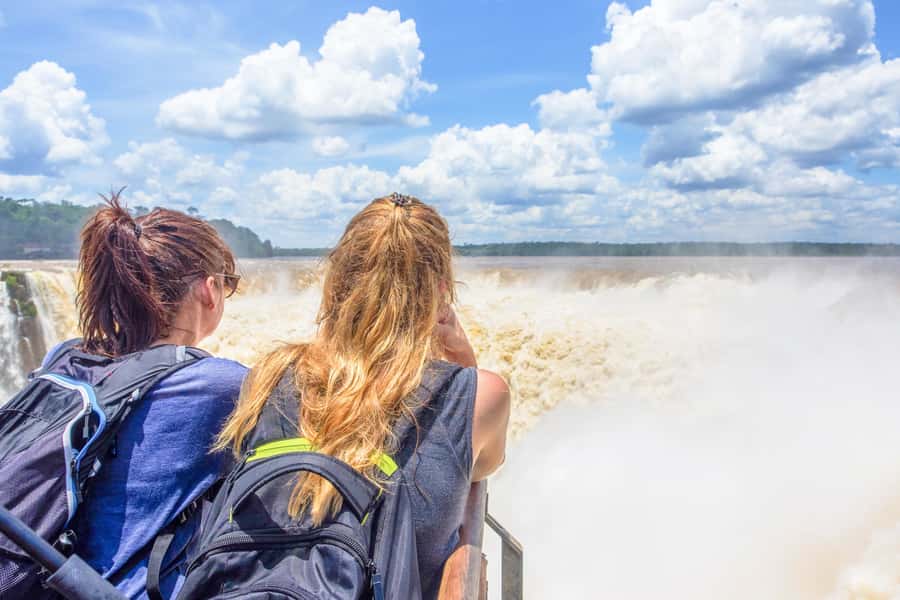From Puerto Iguazu: Argentinian Iguazu Falls with Boat Ride - Devils Throat from above