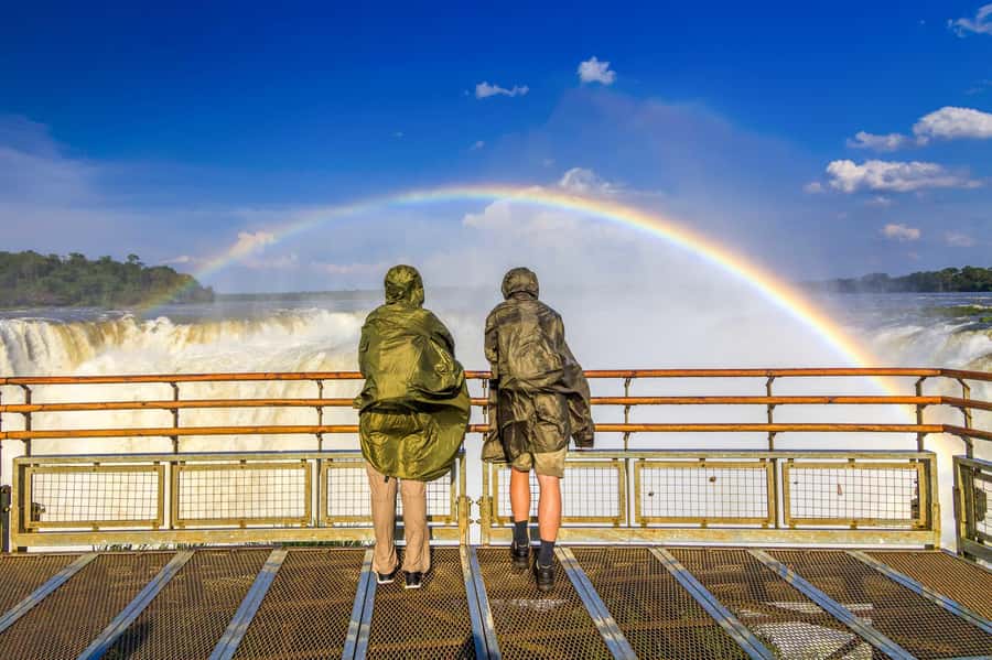 From Puerto Iguazu: Argentinian Iguazu Falls with Ticket - Riding the park train to the three routes