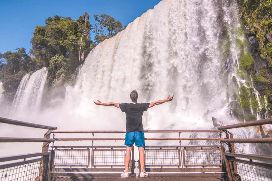 From Puerto Iguazu: Brazilian Side of the Falls with Ticket - Pickup in Puerto Iguazu and the trip across the border