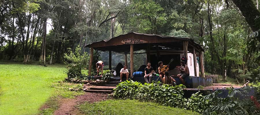 From Puerto Iguazu: San Ignacio Ruins and Wanda Mines Tour - San Ignacio Miní, a long road trip to red-stone history