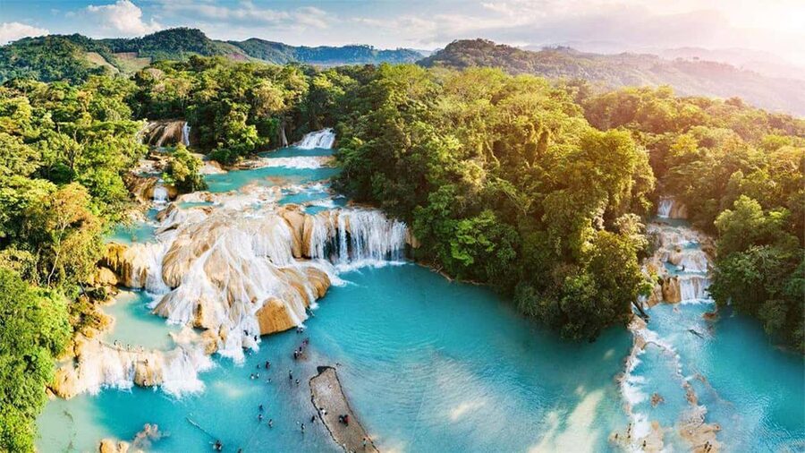 From San Cristóbal: Agua Azul and Palenque Day Trip - A very long road from San Cristóbal