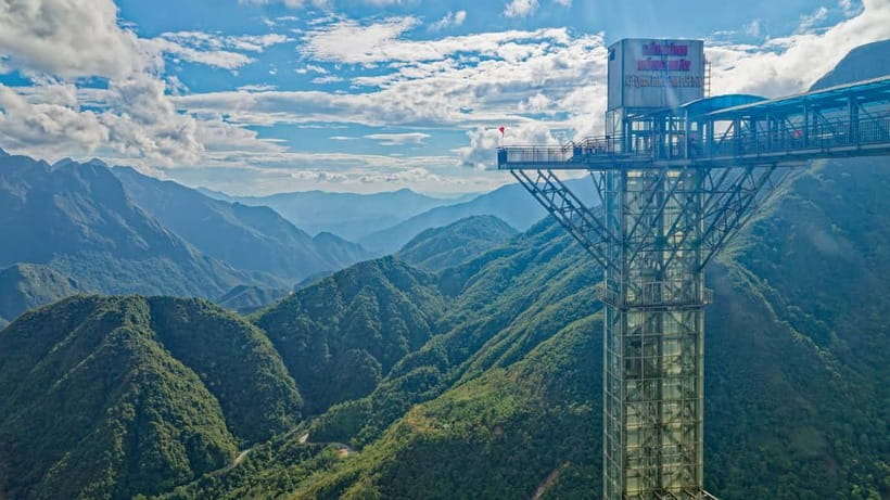 From Sapa: Glass Bridge and Silver Waterfall Group Tour - Silver Waterfall, with stairs worth taking